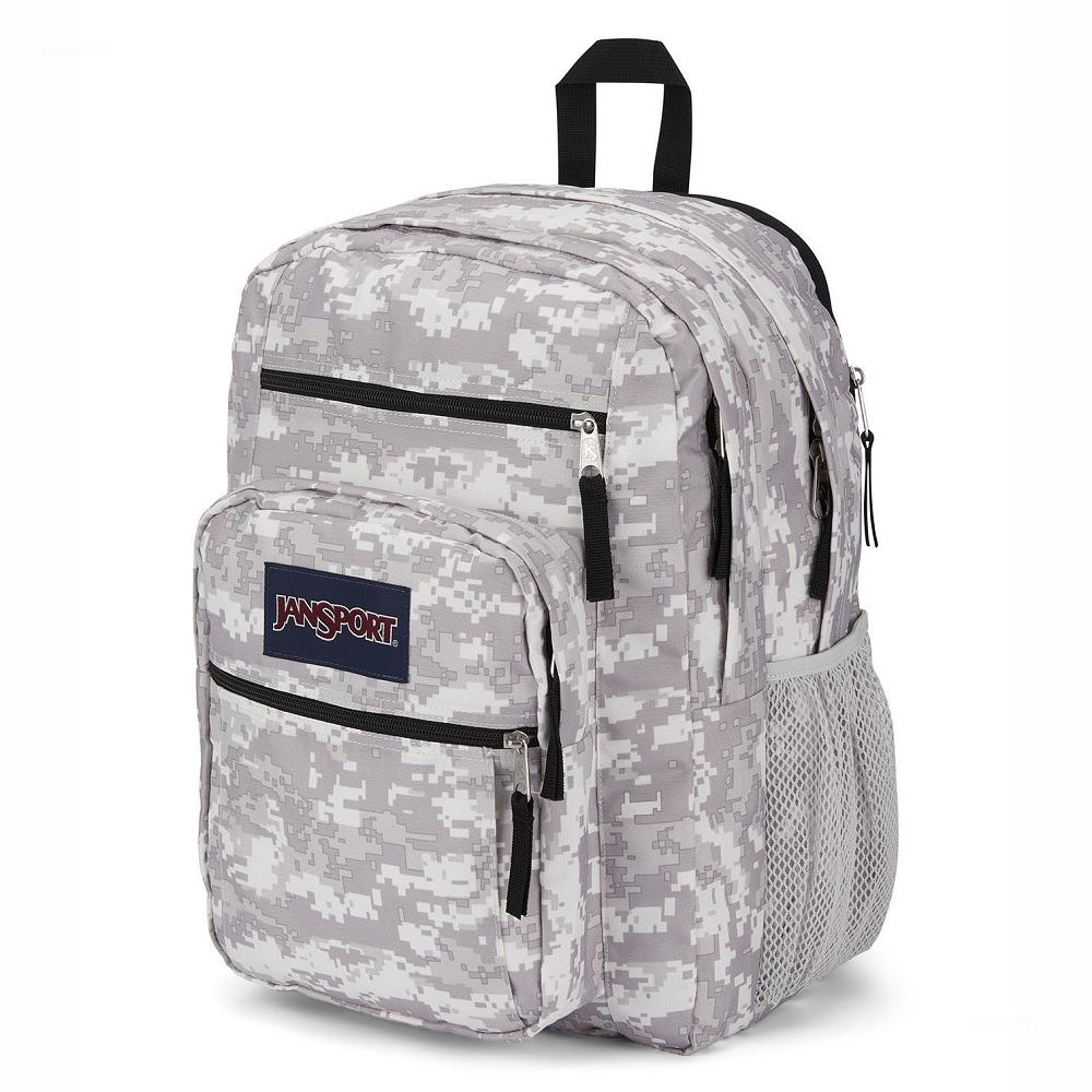 Sac à Dos Ordinateur JanSport BIG STUDENT Grise Camouflage | GAC-91406075